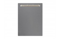 Magnetic ring binder clipboard A3 - portrait | Gray