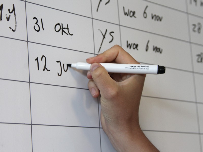 Fine tip whiteboard markers (various colours) - TnP Visual Workplace