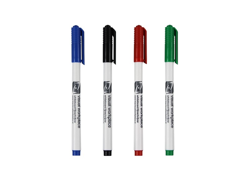 Fine tip whiteboard markers (various colours) - TnP Visual Workplace